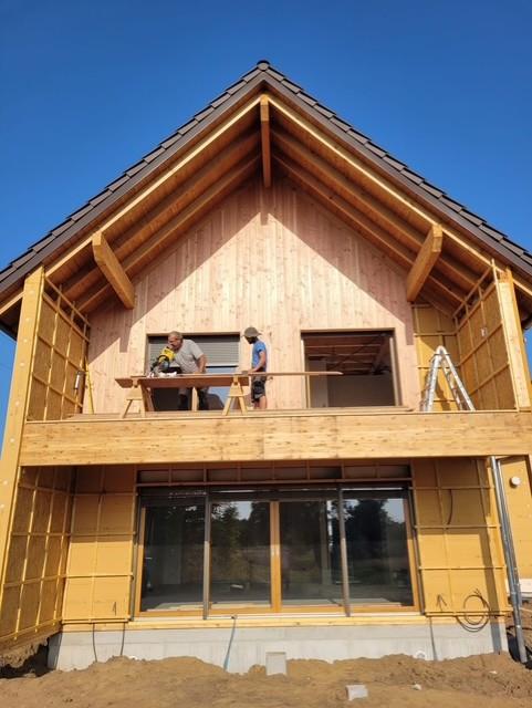 Réalisation d’une maison à ossature bois à Gries (Bas-Rhin)